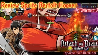 Review Sprite BERTOLT HOOVER - Sprite Attack On Titan | Sprite Naruto Senki