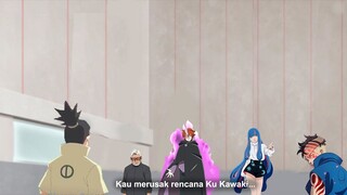 Boruto Chapter 70 - Kawaki menolak Eida, Rencana Shikamaru gagal & Code berhasil melepas limiternya