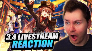 3.4 LIVESTREAM REACTION (LANTERN RITE, CRAZY BANNERS!?) | Genshin Impact