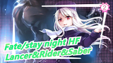[Fate/stay night HF/Epic] Lancer&Rider&Saber's Iconic Fight Scenes_2