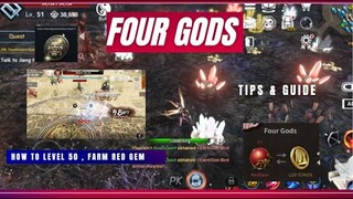 Four Gods How To Earn Red Gem | Guide and Tips ( Tagalog )