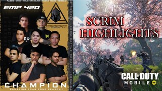 SCRIM HIGHLIGHTS EP.1 | UBOS UBOS UBOS | NINJA CLASS GAMEPLAY | EMP x 420 | Call of Duty Mobile