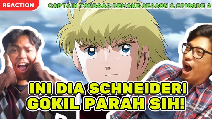 Captain Tsubasa Season 2 Junior Youth Arc EP2 Sub Indo Reaction - SCHNEIDER GOKI