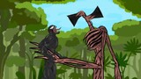 Siren Head vs Venom - Drawing cartoons 2