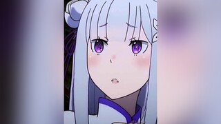 Wallpaper Emilia 🤍🤏🏻น่ารักๆครับanime animewallpaper rezero emilia