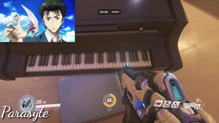 ANIME SONGS ON PIANO IN OVERWATCH