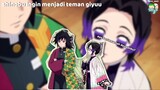 fandubb Indonesia | shinobu ingin berteman dengan giyuu! | demon slayer