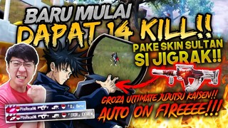 PAKE SKIN GROZA & MYTHIC JUJUTSU KAISEN!! AUTO KILL BANYAKKK! BARU MULAI KILL 14!! | PUBG MOBILE