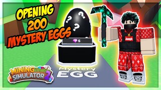 Opening 200 Mystery Eggs in Mining Simulator 2