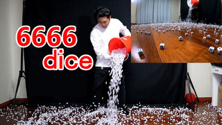 [Hài hước] Tung 6666 con xúc xắc để xem tỷ lệ xuất hiện của các mặt