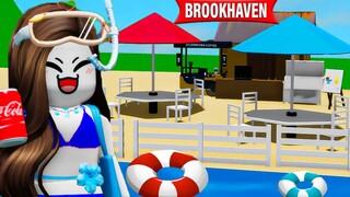 HO APERTO LA MIA SPIAGGIA SU BROOKHAVEN ROBLOX!