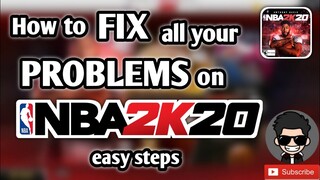 Fix all your Problems on NBA 2K20 || Easy Steps