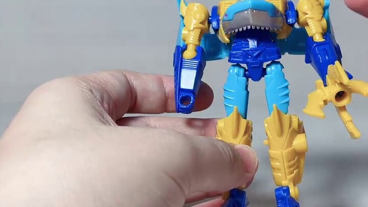 Xe khoan là áo giáp của cá mập!? [Toy Sharing of Bass Feast] Số 573 Hasbro Nezha và Transformers Ene