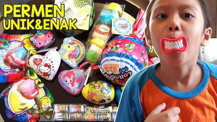 Cita icip Permen Lollipop Unik Enak Berbentuk Gigi Lucu, Hello Kitty, My Little Pony & Unicorn
