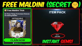 FREE 97 Maldini Trick 🤯, INSTANT 200K Gems in FC Mobile | Mr. Believer