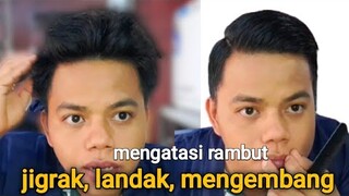 cara mengatasi rambut mengembang, jigrak dan landak