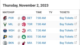 NBA Picks l November 2, 2023 l Philippine Time | Pinoy Silent Picks