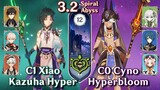 Spiral Abyss 3.2 - C1 Xiao Kazuha & C0 Cyno Nahida Hyperbloom | Floor 12 Full Stars | Genshin Impact