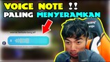 GUE DIRUQYAH DISURUH BERHENTI NGELAKUIN INI - VOICE NOTE SUBSCRIBER #1