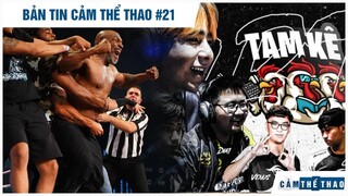 Bản tin Cảm Thể Thao #21 | Huyền thoại WWE muốn so găng Tyson, Pelu dự đoán SBTC trong top 2 VCS