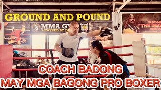 MAMMOTH BUSY SA BATANG QUIAPO COACH BADONG MAY MGA BAGONG PRO BOXER