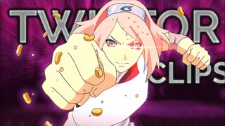 Sakura haruno Twixtor clips 4K | + CC 4K & NO CC