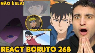 QUEM É O VILÃO DO ARCO?! SHARINGAN E BYAKUGAN! React Boruto 268