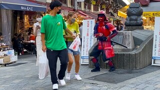 SAMURAI MANNEQUIN PRANK in JAPAN #11 / Ueno Tokyo