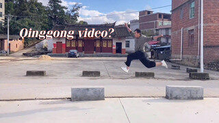 [Thể thao]Chàng trai Trung Quốc tập parkour ở vùng nông thôn