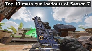 Top 10 best meta guns loadout in CODM Season 7