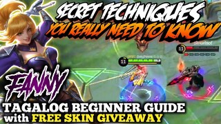 FANNY BEGINNER GUIDE 2020| MOBILE LEGENDS BASIC TUTORIAL | Tagalog Version