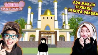 Reaksi Frost Diamond & Seven to Six ADA MASJID TERBARU DI KOTA SAKURA | Sakura School Simulator