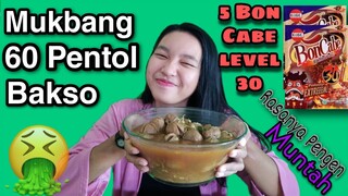 BIKIN PERUT MULES!! MUKBANG 60 PENTOL BAKSO