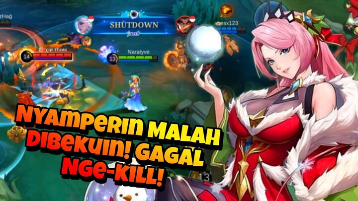 Nyamperin Malah Dibekuin! Auto Gagal Ngekill! - Mobile Legends Moment