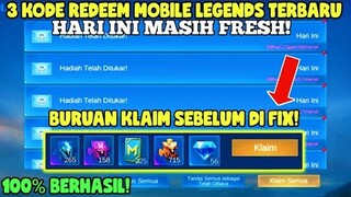 BURUAN! 3 KODE REDEEM ML 2023 HARI INI | KODE REDEEM MOBILE LEGENDS TERBARU MARET 2023