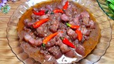 THỊT KHO MẮM RUỐC - Cách làm Thịt Heo Xào Mắm Ruốc món ngon cho bữa cơm gia đình - Tú Lê Miền Tây