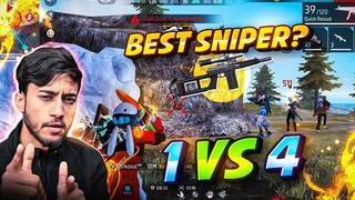 New Dangerous Weapon VSK94 Sniper Solo VS Squad OP Gameplay - Free Fire Max