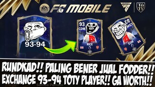 RUNDKAD PARAH! PALING BENER INVEST FODDER!! EXCHANGE 3X 93-04 TOTY PLAYER EVENT TOTY 24 EA FC MOBILE