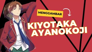 Menggambar Kiyotaka Ayanokoji si cowok🥶 sejagat anime