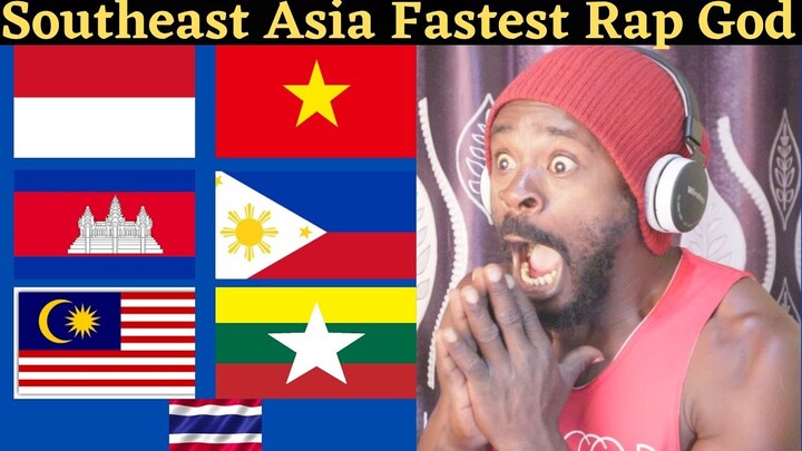 Southeast Asia Fastest Rap God Reaction.
