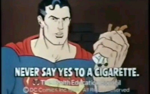 British anti-smoking public service advertising for Children in 1980s
