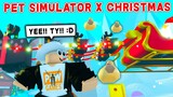 Santa Paws is Dropping Huge Snowman Pets in Pet Simulator X Christmas Update
