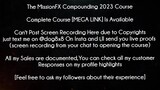 The MissionFX Compounding 2023 Course download