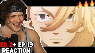 THIS ENDING IS FIRE!! || TOKYO REVENGERS NEW ENDING AND EP 13 REACTION