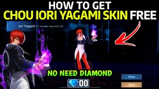HOW TO GET CHOU IORI YAGAMI SKIN FOR FREE || MOBILE LEGENDS