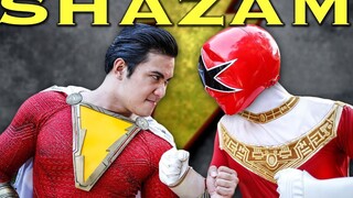 Super Sentai x Shazam biến hình và tấn công! Một cỗ lực lượng thần bí bỗng nhiên tràn vào trong cơ t