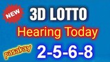 3D LOTTO | SWERTRES HEARING TODAY | JANUARY 2 - 3 2020