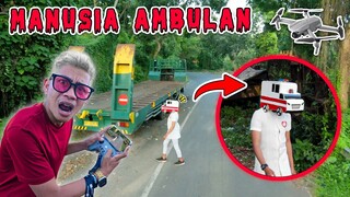 DRONE MEREKAM ADA MANUSIA AMBULAN BERKELIARAN DI DALAM DESA INI!!