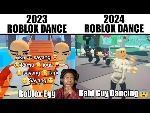 2023 vs 2024 Roblox Dance (Bald Guy Dancing)