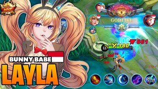 NO NEED LATE GAME!! HIGH DAMAGE LAYLA EARLY GAME - Build Pro Player Layla - Mobile Legends [MLBB]